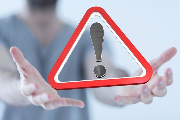 strzeż się – s Informacja o niebezpieczeństwie