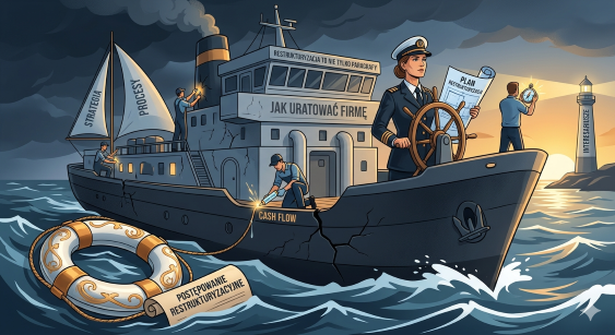 Restrukturyzacja to nie tylko paragrafy. Jak uratować firmę, gdy samo prawo nie wystarcza?